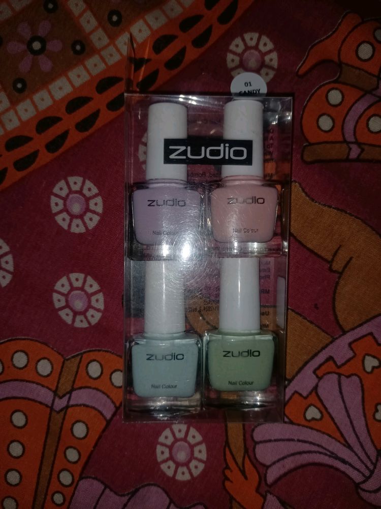 Zudio Nailpolish Pack Of 4 (Candy)