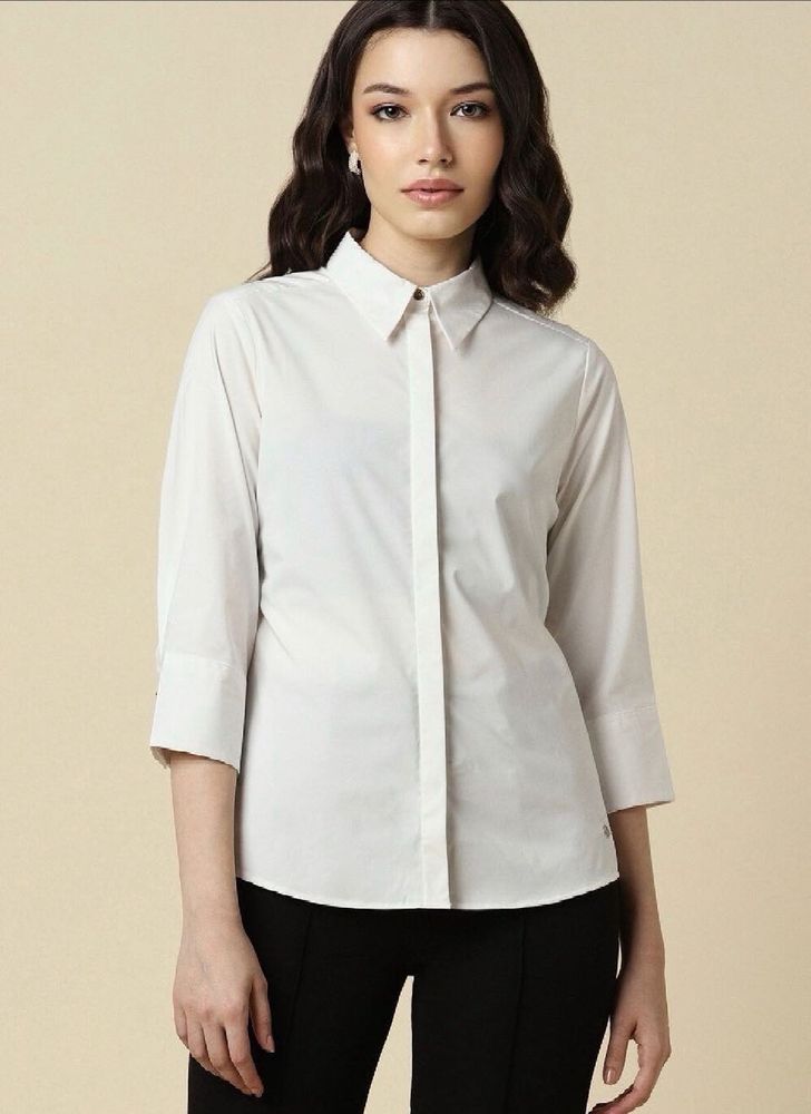 ALLEN SOLLY Solid Shirt