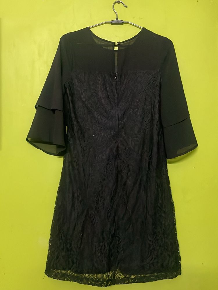 Black Lace Dress Women