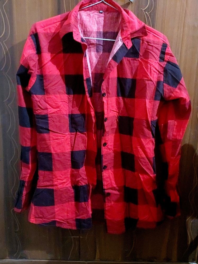 Unisex Check Cotton Shirt