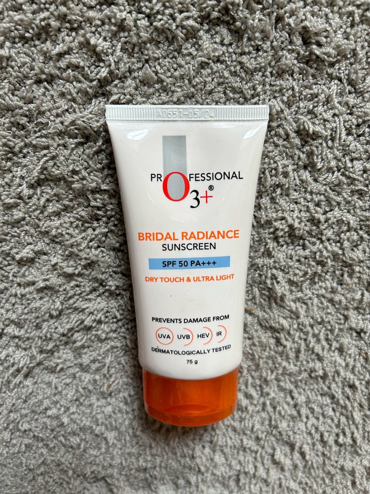 O3+ Bridal Sunscreen