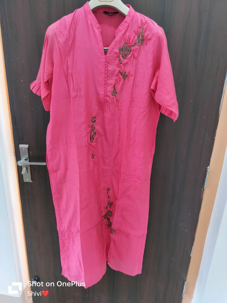 Pink Kurta