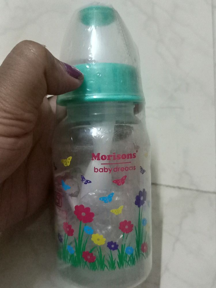 Baby Feeding 150ml Bottle 🍼 With Nipple, 🥄