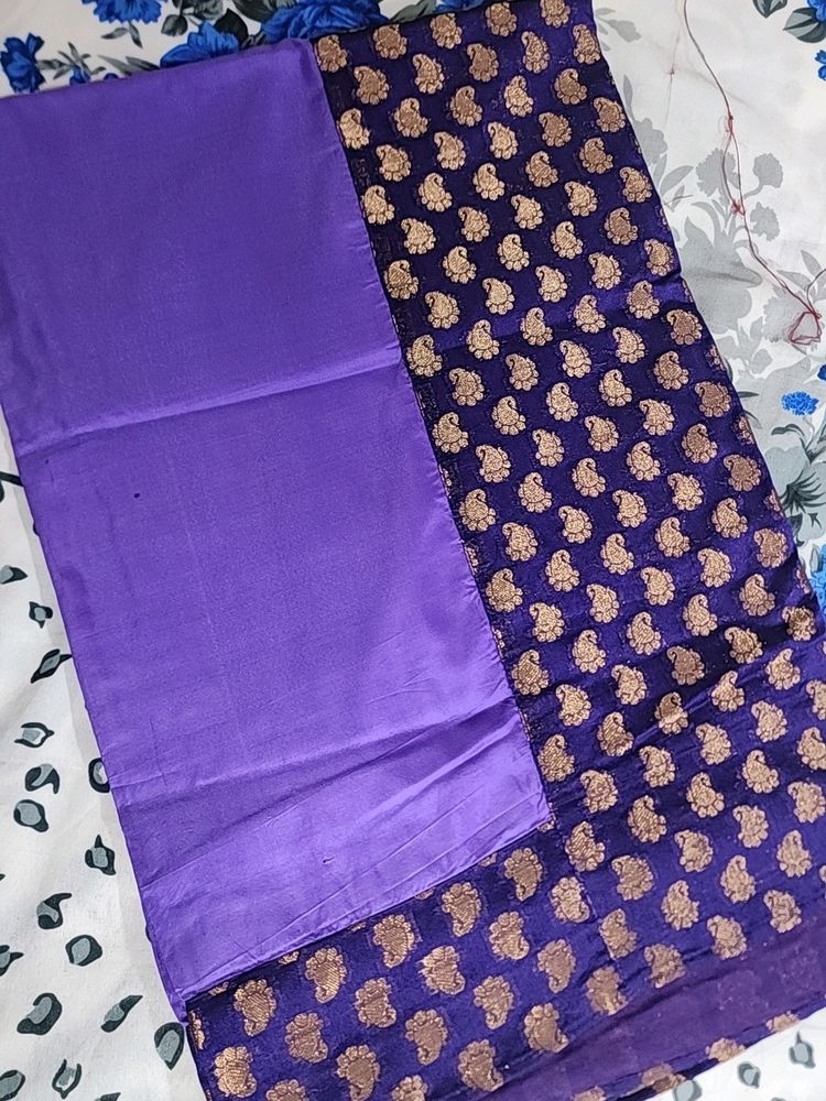 Light Violet Silk Saree