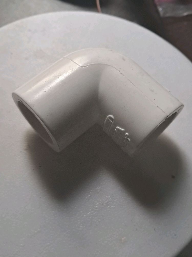 L Angle Half Inch PVC Connector