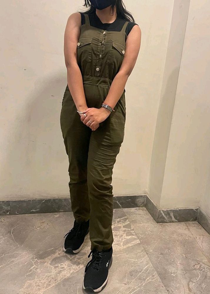 Olive Green Jumpsuit