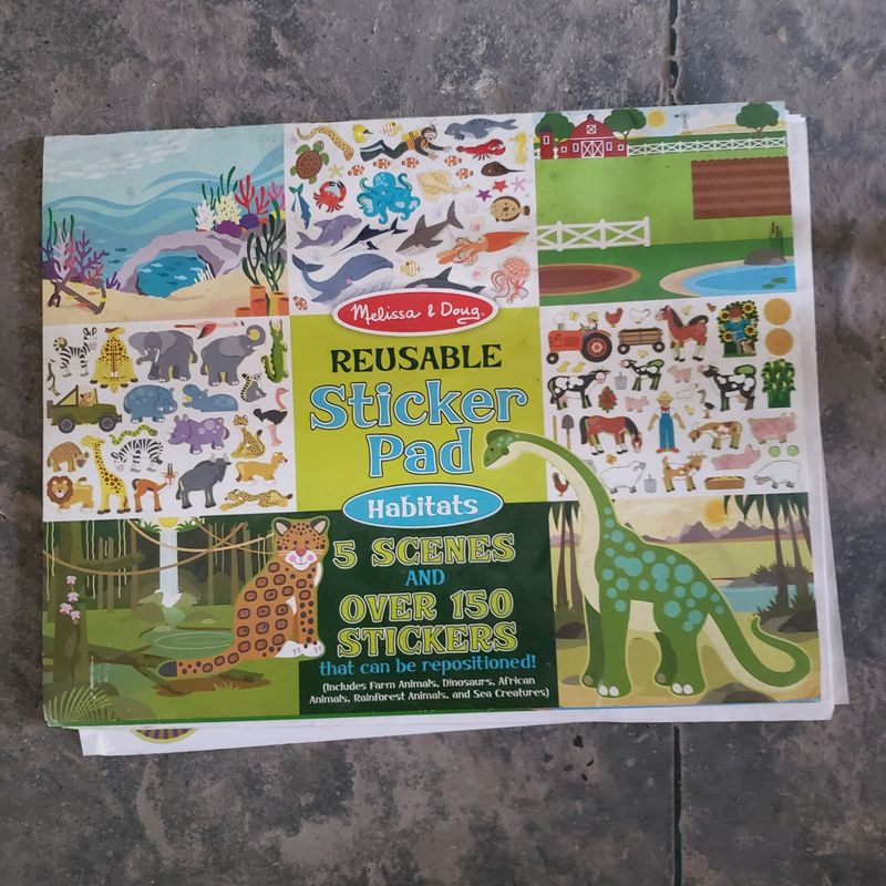 Reusable Sticker Book