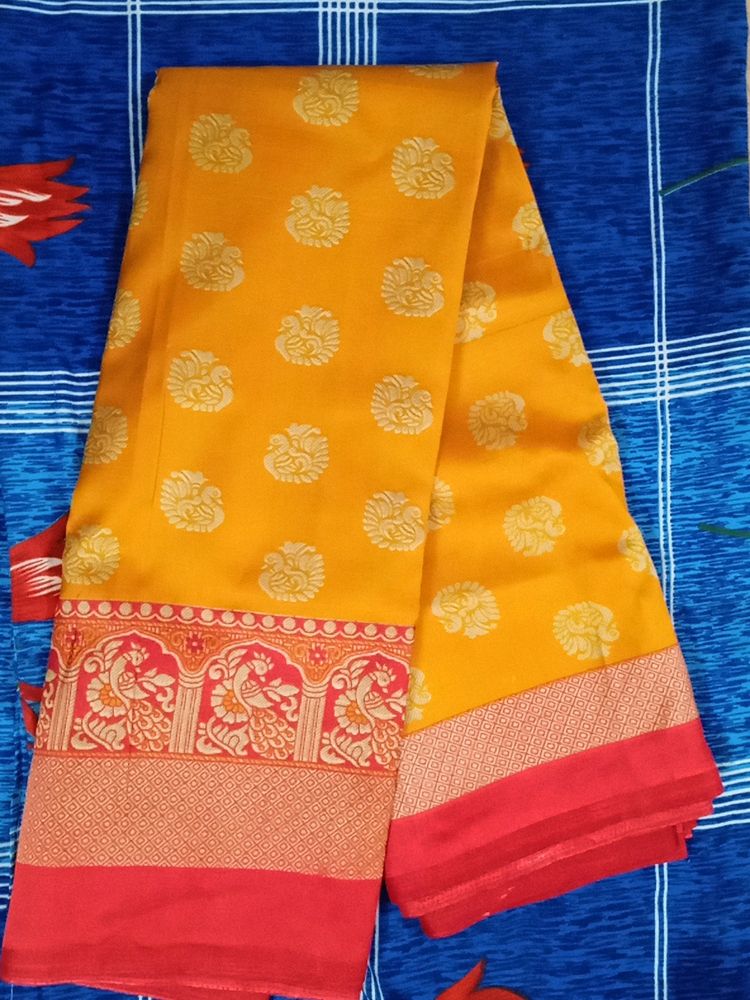 Peacock Printed Saree New