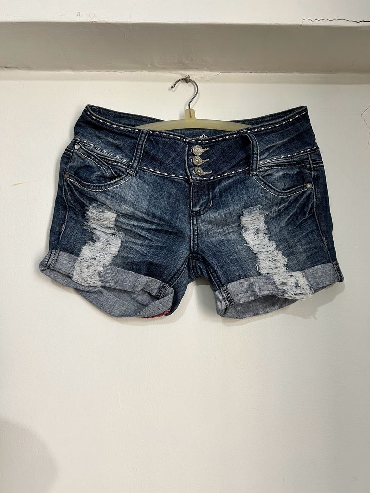 Denim Hot Botty Shorts