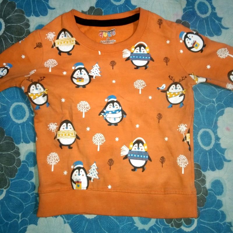 Sweatshirt For Baby Boy 🧡 9m-1.5 Years