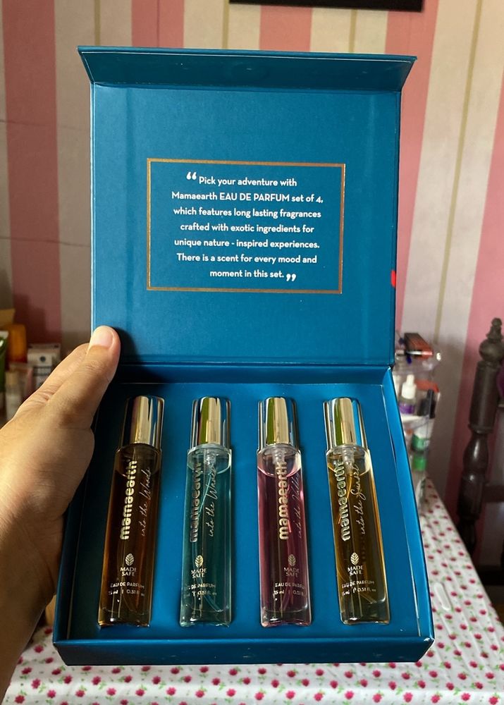 Mamaearth Perfume Set Of 4 (Unused)