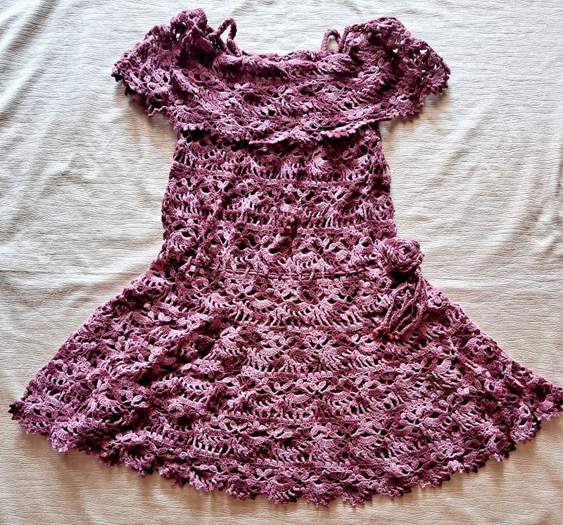 Beautiful 😍 Korean Crochet Short Dress 👗