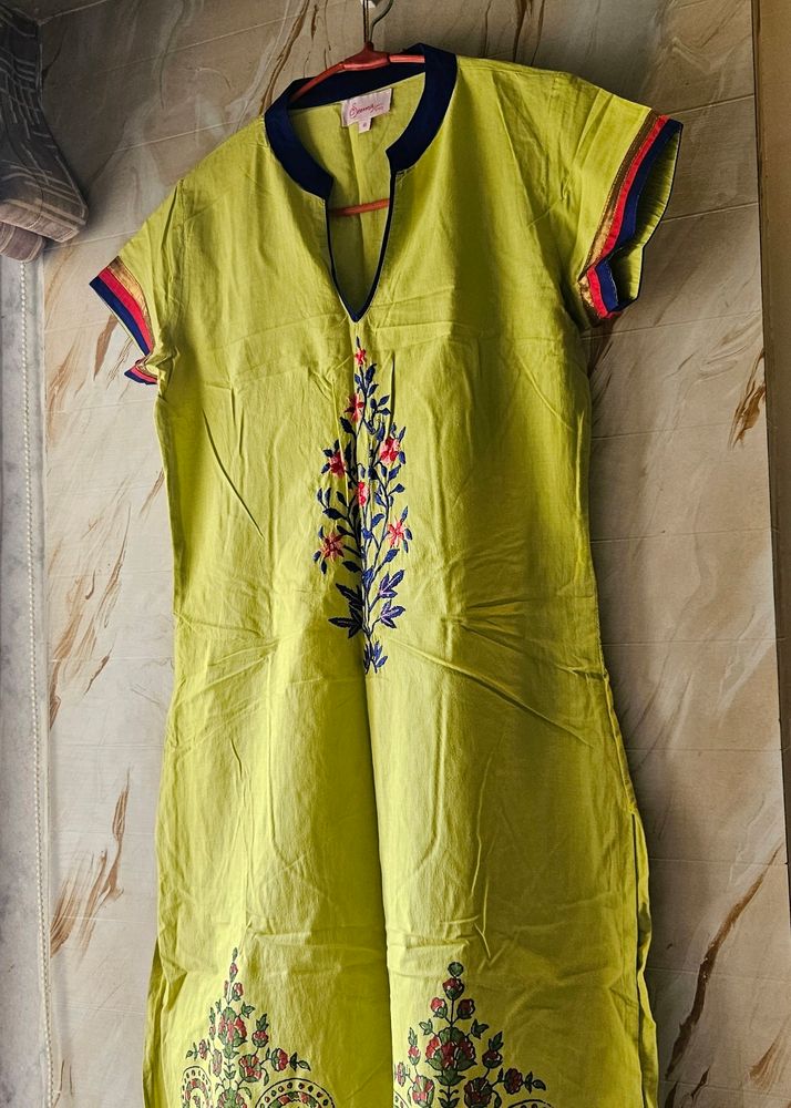 Pure Cotton M sized Kurti