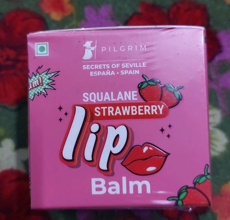 Squalane Strawberry Lip Balm