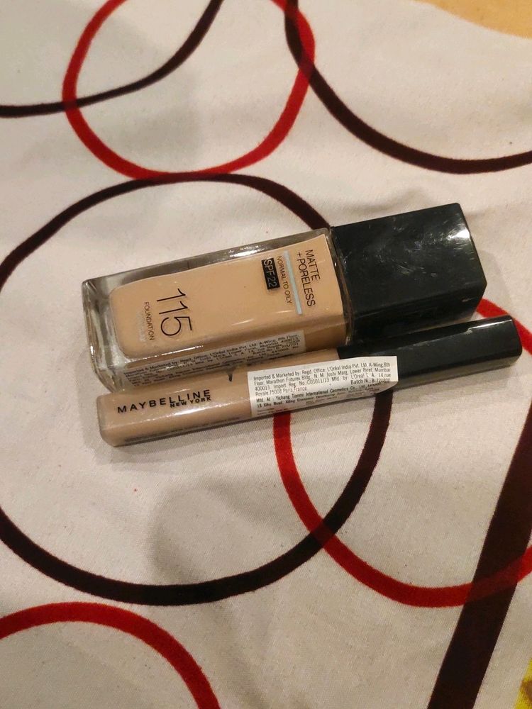 Maybelline NewYork Fitme Foundation And Concealer