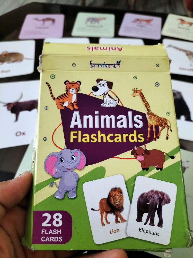 Animal Flashcard Learning 1 To 6 Years