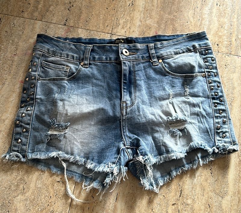 Denim shorts