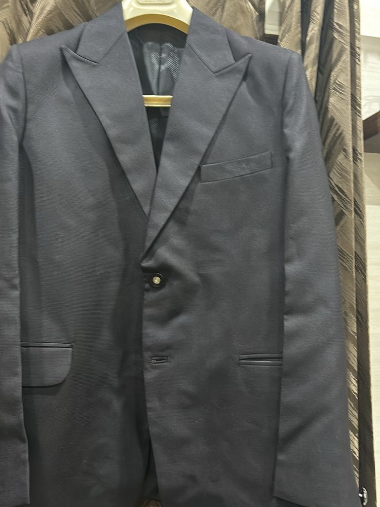 Black Coat And Pant For Gents