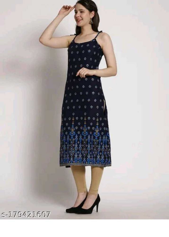 Adorn Women Self Design A-line Kurta