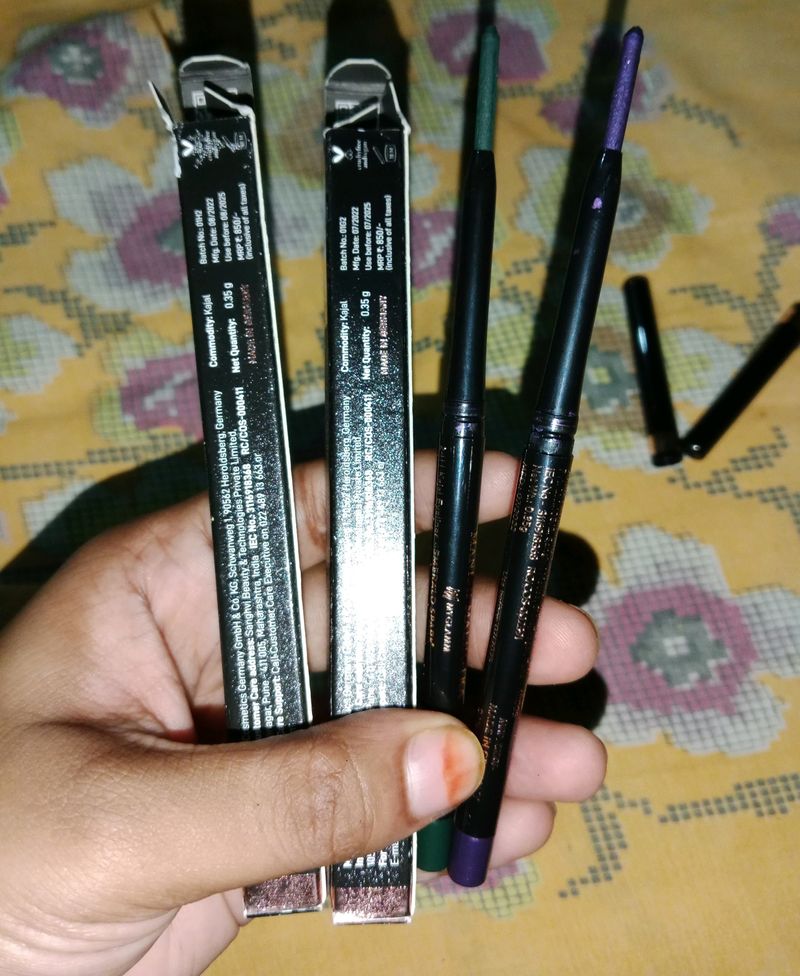 Manish Malhotra Kajal Eyeliner Combo + Free 🚚