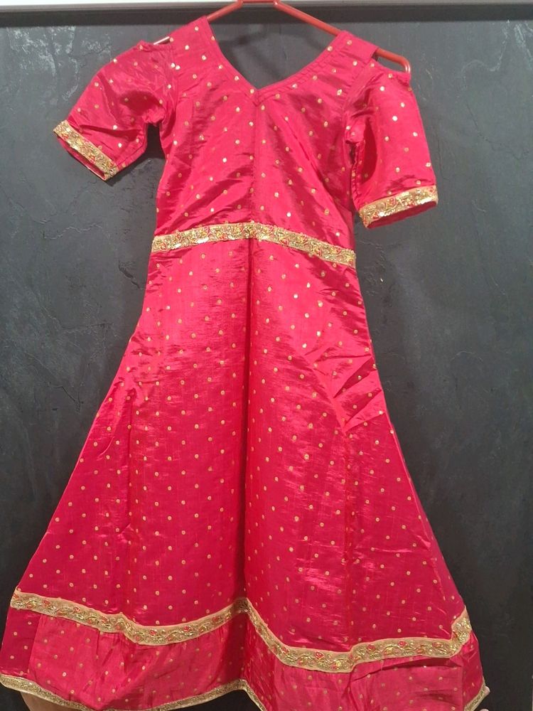 Ethnic Gown With Emboridary