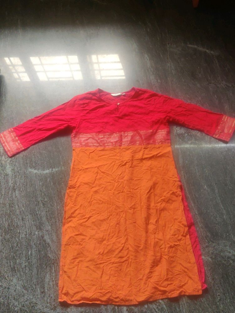 Like New Pink Ethnic Wear Kurta