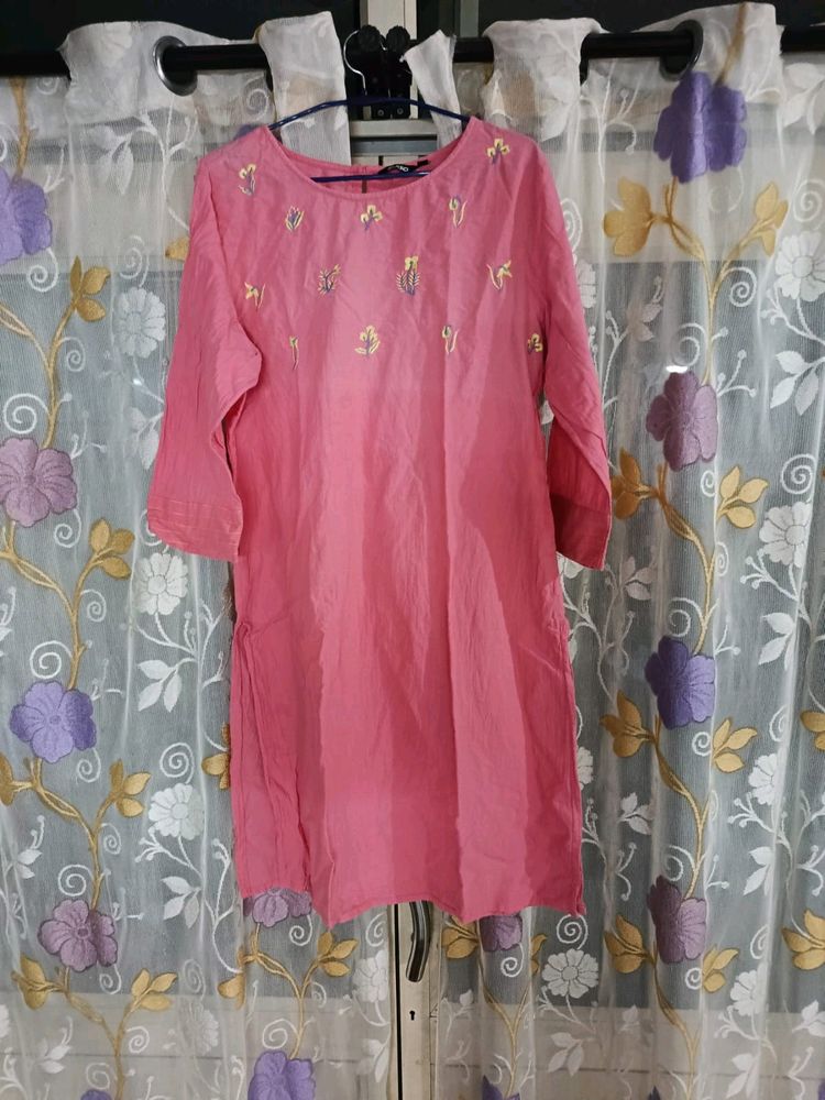 Pink Kurta