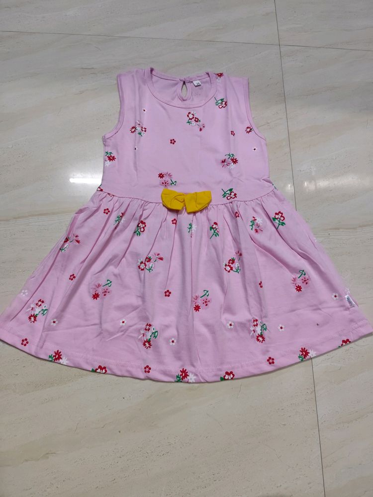 Brand New Girls Pure Cotton Frock..