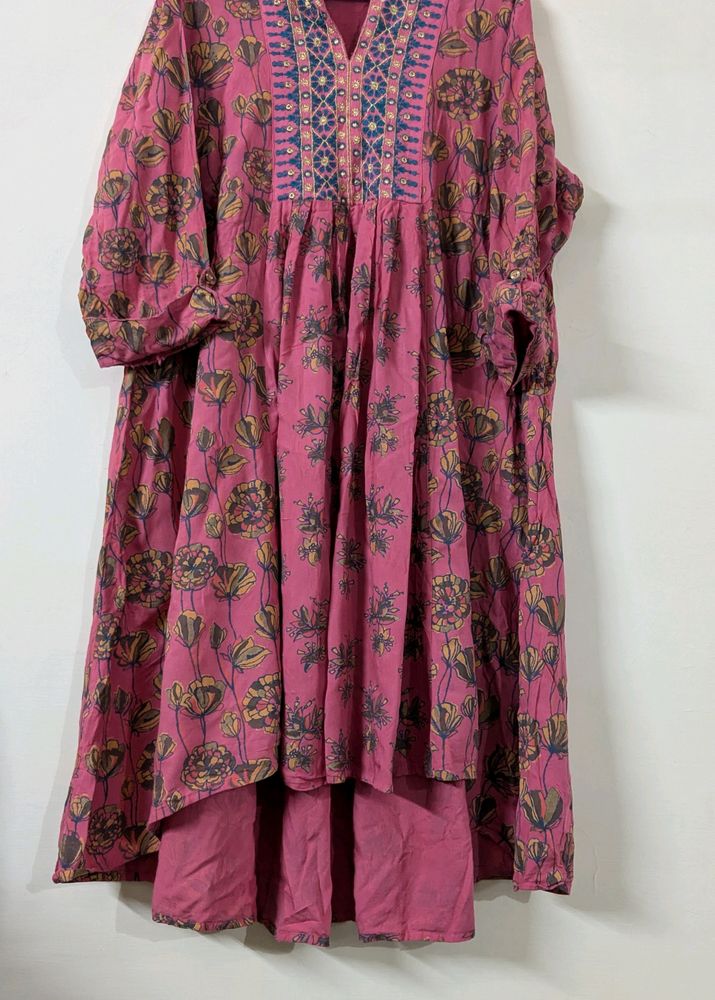 Anarkali High Low Kurta