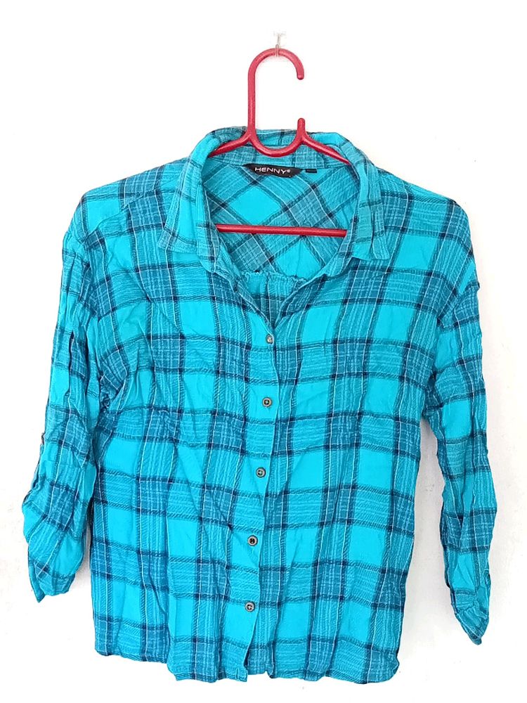 Blue Check Shirt