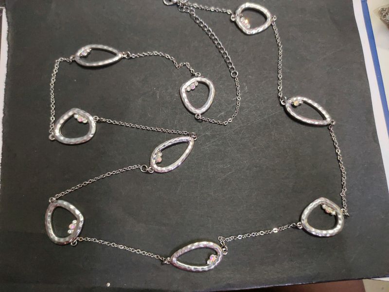 Stylish Necklace With Earring Set (Unused)