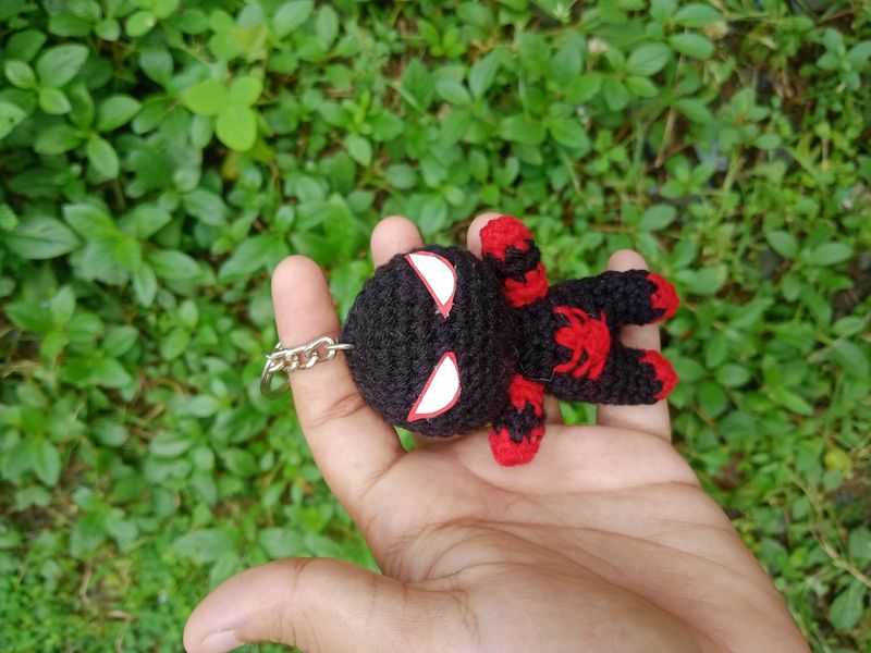 Crochet Black And Red Spiderman 🕷️🕸️