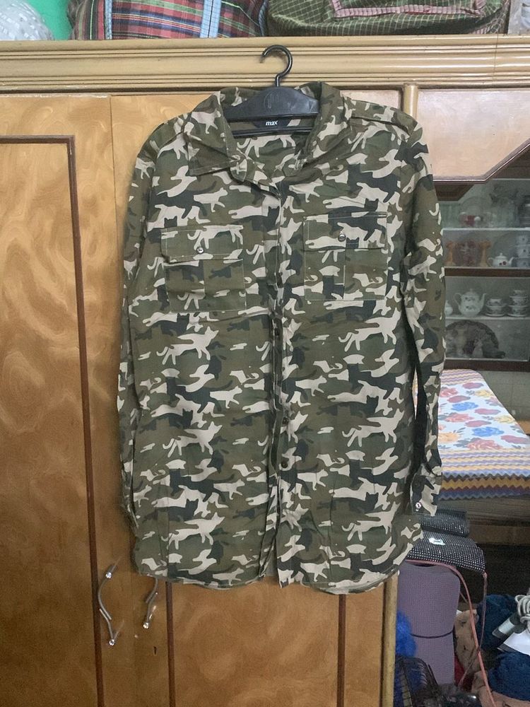 Camouflage Safari Tunic Shirt