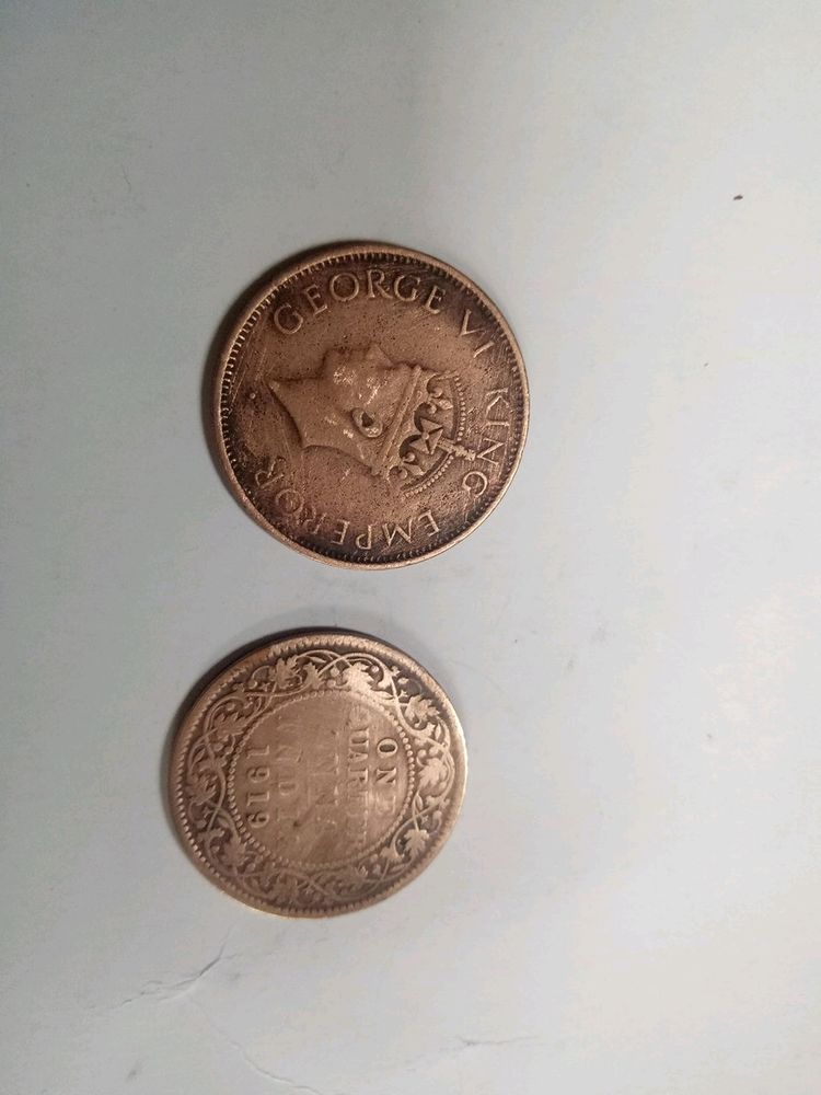 1 quarter Anna 1940 & 1919