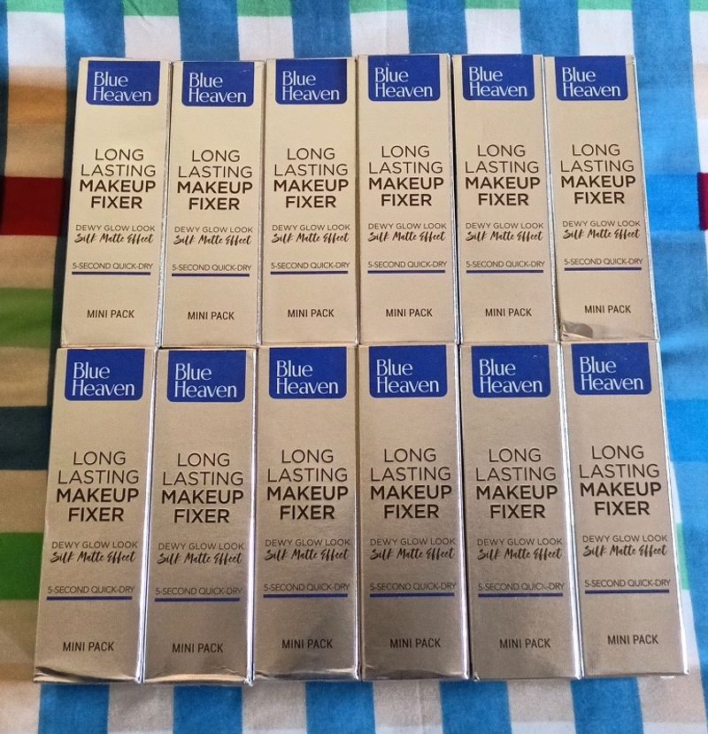 Blue Heaven Long Lasting Makeup Fixer 12 Pack