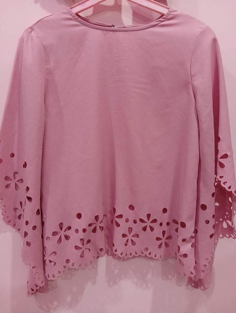 Pink Sleeved Top