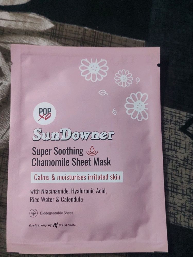 Poxpo Sundowner Super Soothing Chamomile SheetMask