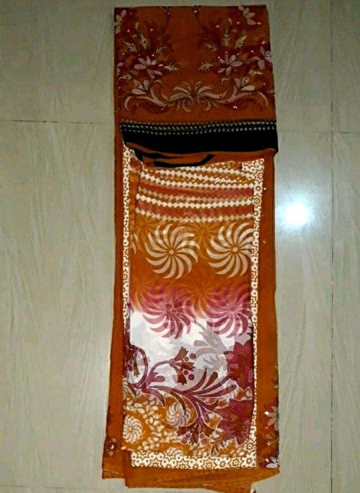 Unstitched Dress Material Of Top, Bottom & Dupatta