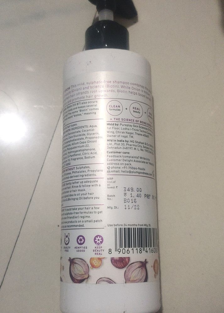 Combo Plum Shampoo And Conditioner