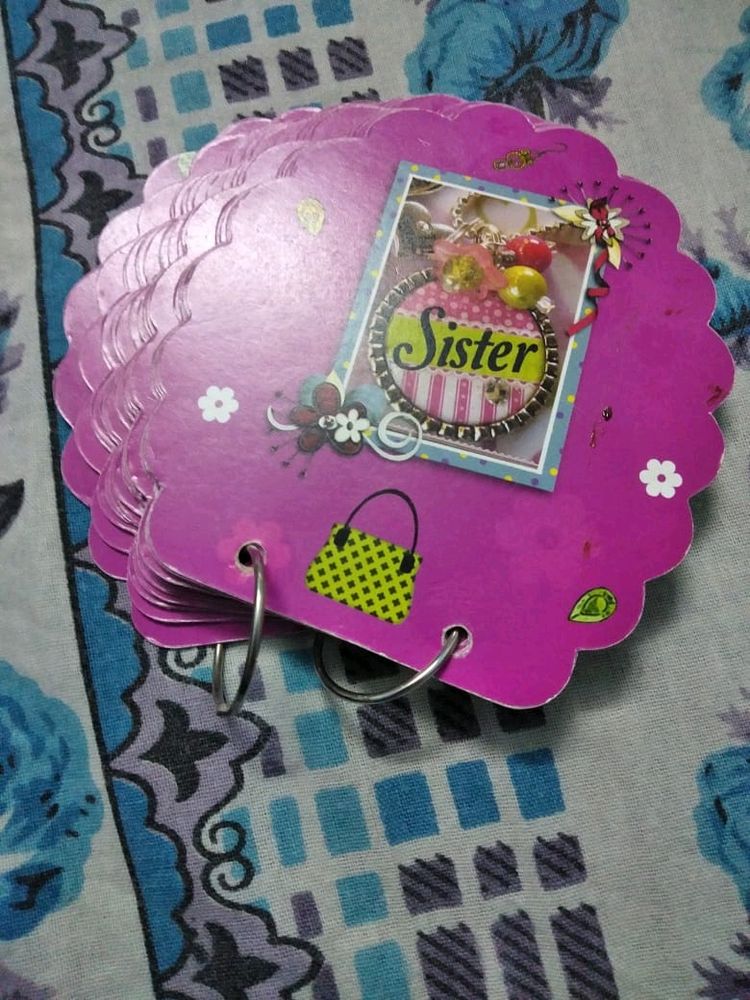 27 Mini Cards In One Card For Sister