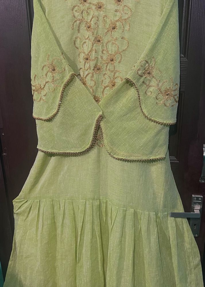 Arabic Gown - Lime Green