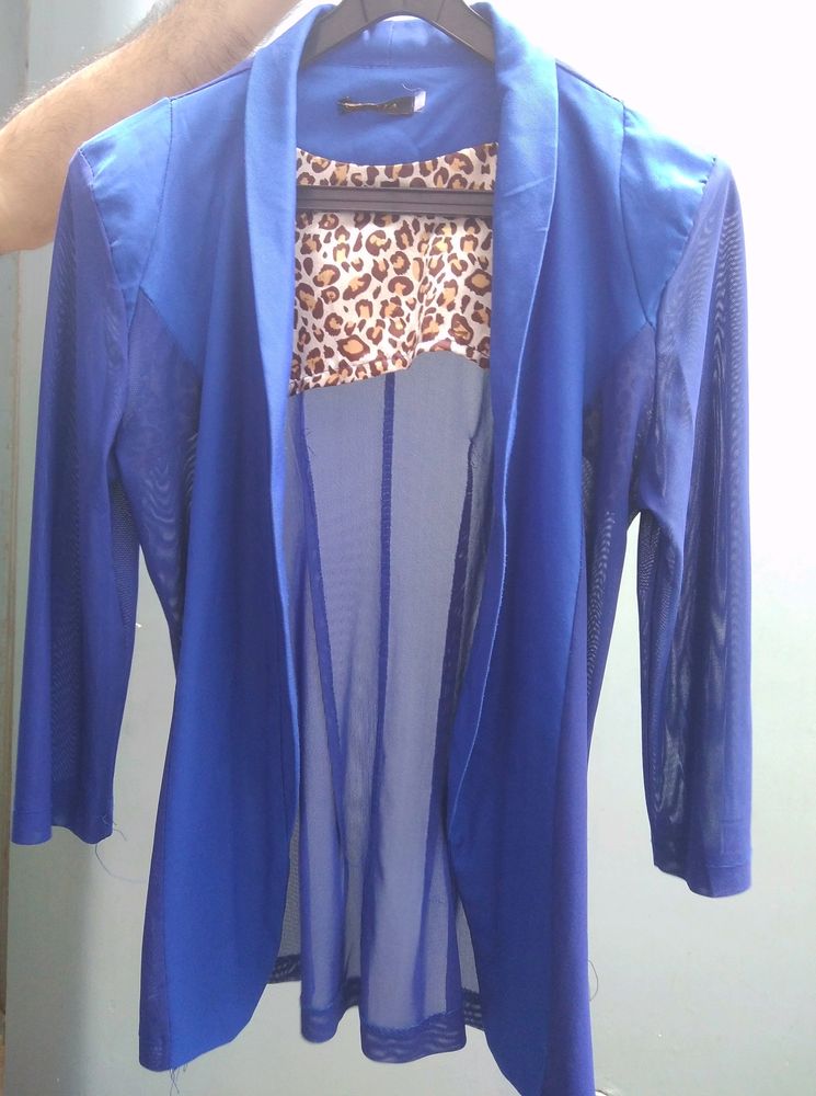 Feminine Blue Formal Shrug