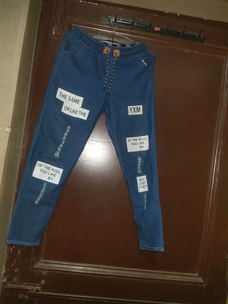 Women Jeans Jogger Style