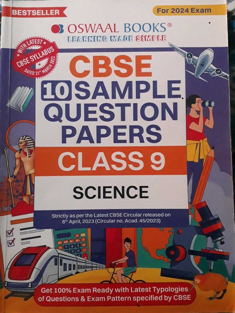 Oswaal Class 9 Sample Paper Science