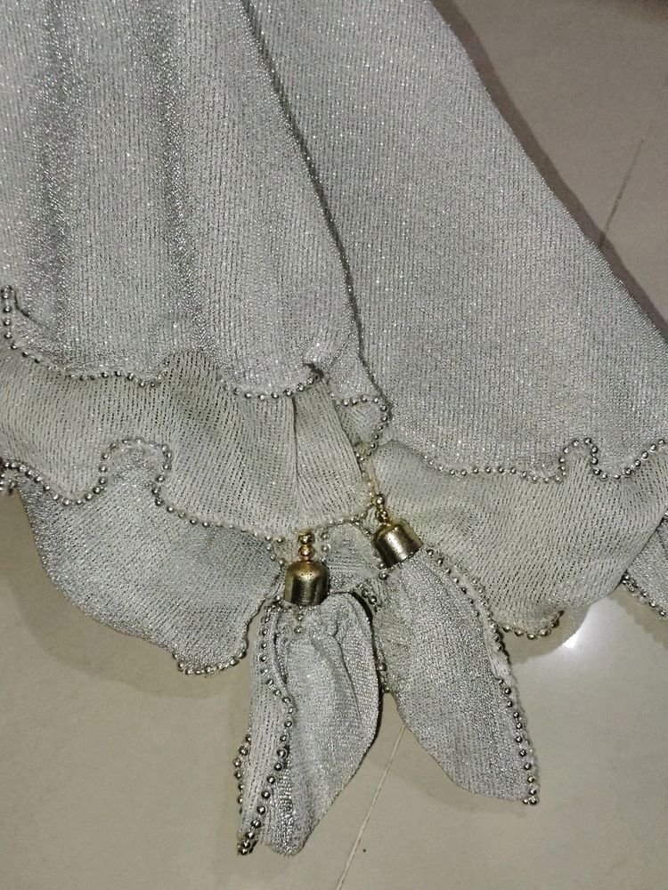 Silver Dupatta