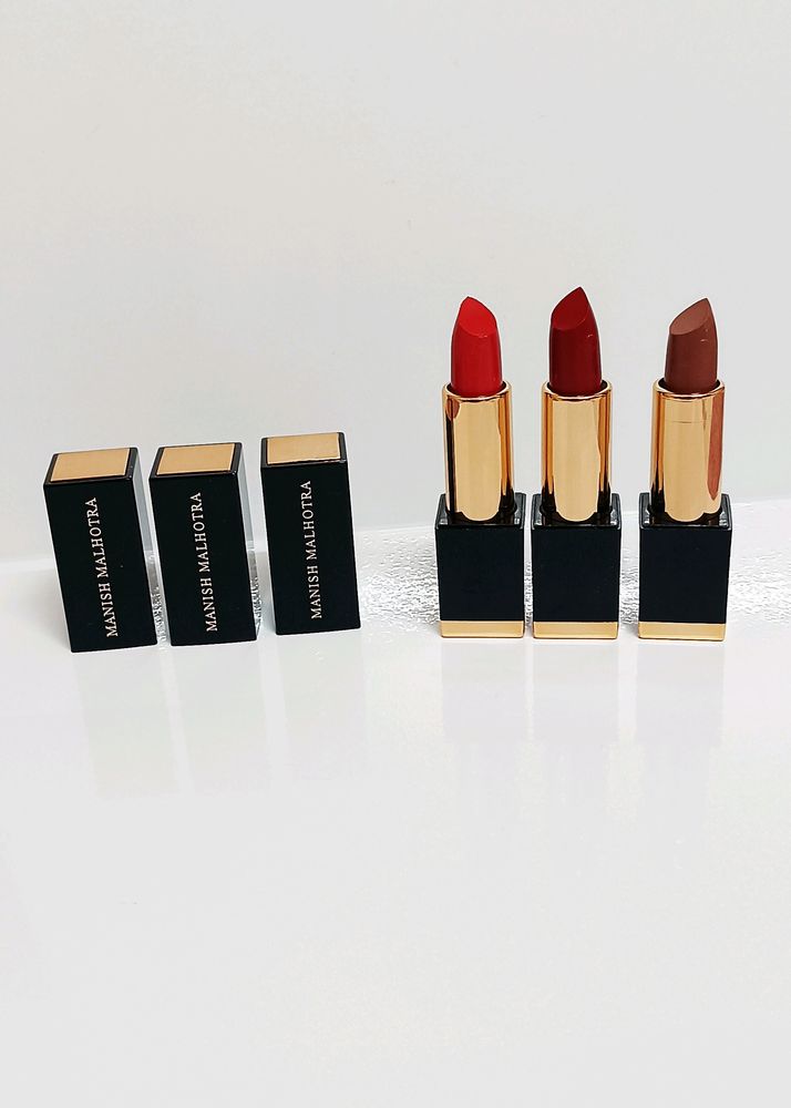 Combo of 3 Manish Malhotra Lipstick