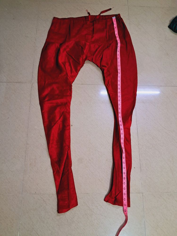 Combo Of RED  And GREEN Chudidaar Pants