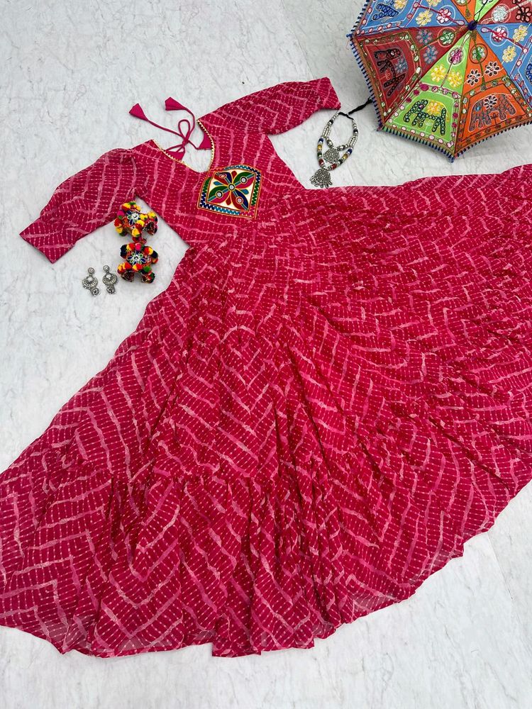 Navratri Special Gamathi Work Gown🥢👗💌