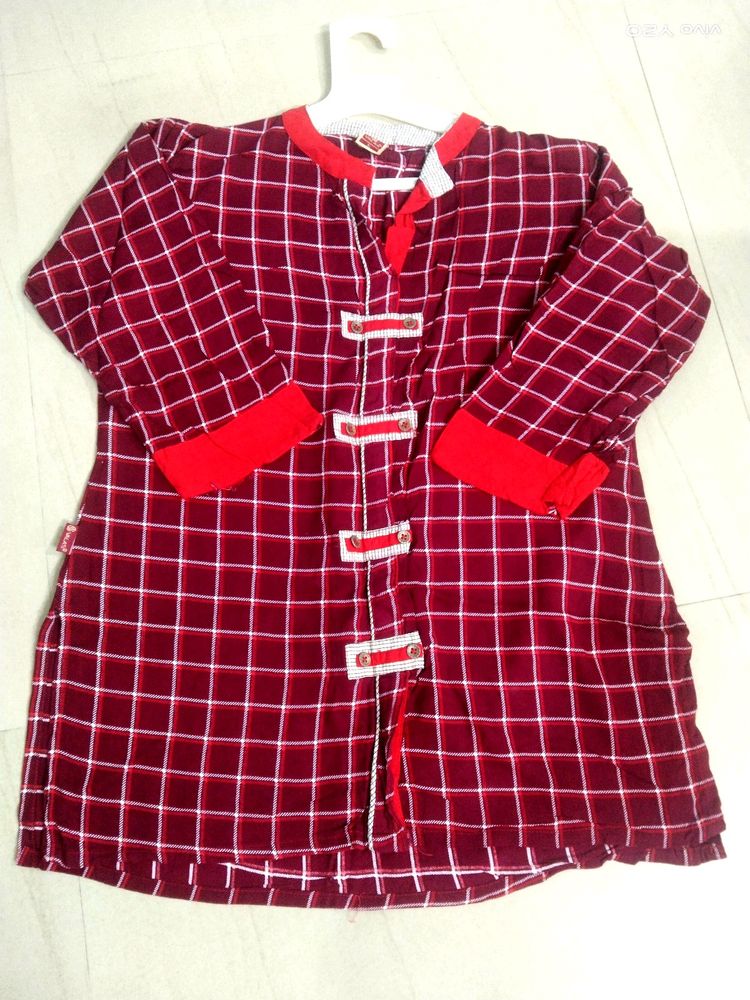 Girls Red Tunic