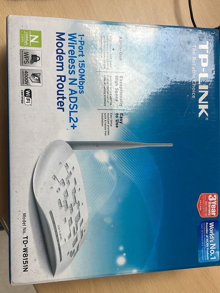 Tp-link Router For BSNL Connection Fo Wifi